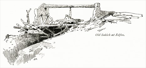 Old Sakich (Sakieh) at Edfou (Edfu)