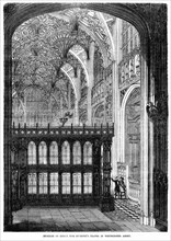 Interior of Henry the Seventh’s Chapel in Westminster Abbey