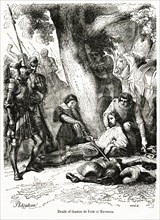 Death of Gaston de Fix at Ravenna