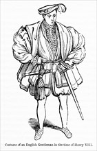 Costume of an English Gentleman in the time of Henry VIII