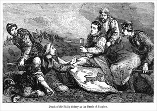 Death of Sir Philip Sidney at the Battle of Zutphen