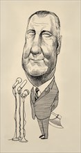 Caricature of Spiro Agnew
