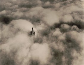 Woolworth Building in Clouds