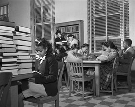 Students in Reading Room