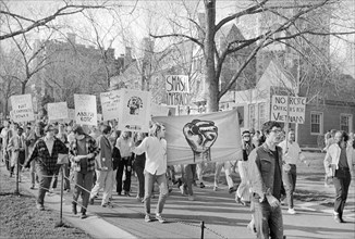 R.O.T.C. and Anti-War Demonstrators