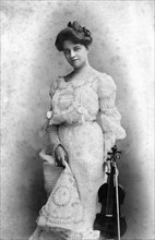 Young Adult Woman with Violin