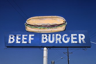 Beef Burger Sign