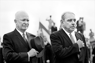 U.S. President Dwight D. Eisenhower and Puerto Rican Governor Luis Muñoz Marín