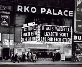 Street view of RKO Palace theater