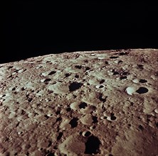 View of  back side of Moon in vicinity of Crater No. 308 taken during Apollo 11 mission