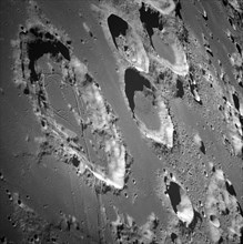 View of lunar farside with craters Goclenius (far left)