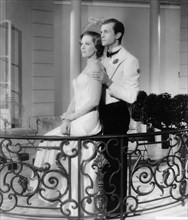 Julie Andrews, Daniel Massey, on-set of the film, "Star!", 20th Century-Fox, 1968