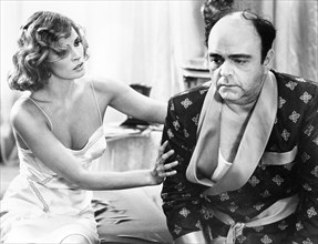 Raquel Welch, James Coco, on-set of the film, "The Wild Party", American International Pictures,