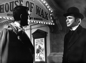 Cesare Danova, Wayne Rogers, on-set of the film, "Chamber Of Horrors", Warner Bros., 1966