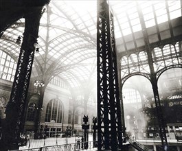 Pennsylvania Station, interior view, New York City, New York, USA, Berenice Abbott, Federal Art