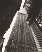 Canyon, Broadway and Exchange Place, New York City, New York, USA, Berenice Abbott, Federal Art