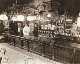 Bartender, Billy's Bar, 56th Street and First Avenue, New York City, New York, USA, Berenice