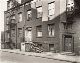 Minetta Street, Nos. 2, 4 & 6, New York City, New York, USA, Berenice Abbott, Federal Art Project,