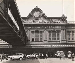 Ferry, Central Railroad of New Jersey, Foot of Liberty Street, New York City, New York, USA,