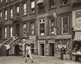 422-424 Lenox Avenue, Harlem, New York City, New York, USA, Berenice Abbott, Federal Art Project,