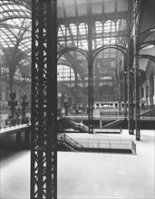 Pennsylvania station, interior view, New York City, New York, USA, Berenice Abbott, Federal Art