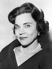 American Advice columnist Esther Lederer, aka Ann Landers, head and shoulders portrait, Fred