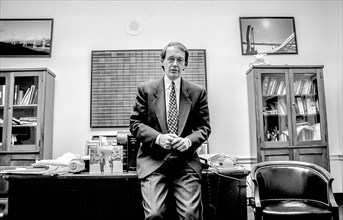 U.S. Congressman Ed Markey (D-Massachusetts), three-quarter length portrait in his office, Rayburn