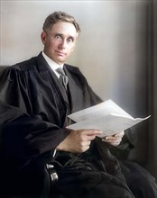 Louis D. Brandeis, Associate Justice 1916-1939, Supreme Court of the United States, seated