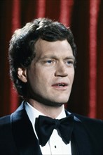 American Television talk show host David Letterman, head and shoulders portrait, Bernard Gotfryd,