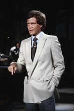 American Television talk show host David Letterman, three-quarter length portrait, Late Night With