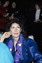 American actress Lily Tomlin, seated portrait while attending Ms. Magazine Woman of the Year