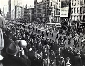 German American Bund parade, East 86th Street, New York City, New York, USA, New York