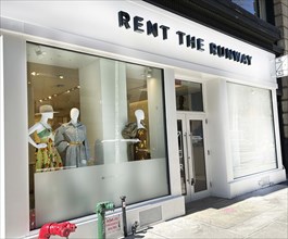 Rent The Runway retail store, building exterior, West 15th Street, Chelsea, New York City, New