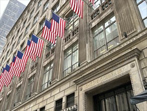 Saks Fifth Avenue Department Store, building exterior, low angle view, Fifth Avenue, New York City,