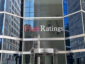 Fitch Ratings, building exterior, New York City, New York, USA