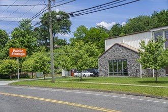 Public Storage, self-storage facility, building exterior, Danbury, Connecticut, USA