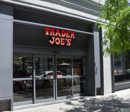 Trader Joe's supermarket, building exterior, Spring Street, New York City, New York, USA