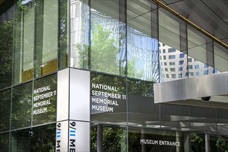 National September 11 Memorial Museum, building exterior, World Trade Center, New York City, New