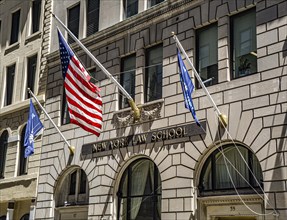 New York Law school, building exterior, New York City, New York, USA