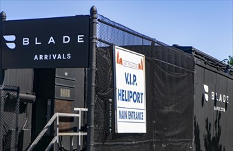 Blade Aviation, VIP heliport arrivals, New York City, New York, USA