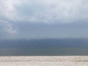 Stormy beach