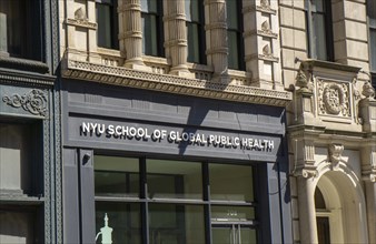 New York University School of Global Public Health, building exterior, Greenwich Village, New York