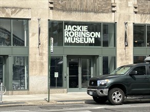 Jackie Robinson Museum, building exterior, New York City, New York, USA