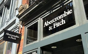 Abercrombie & Fitch store, building exterior, New York City, New York, USA