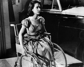 Susan Strasberg, on-set of the British film, "Taste Of Fear", U.S. title: "Scream Of Fear",