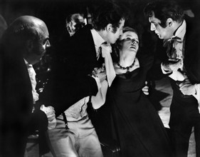 John Westbrook, Elizabeth Shepherd, Vincent Price, on-set of the film, "the Tomb Of Ligeia",