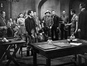 Christopher Dark, Skip Homeier, Lee Van Cleef, Chris Alcaide, John Ericson, Fred MacMurray, on-set