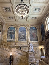 Chavannes Gallery with murals by Pierre Puvis de Chavannes, Boston Public Library, McKim Building,