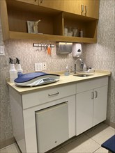 Veterinary office interior