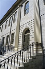 University Hall, building exterior, Harvard Yard, Harvard University, Cambridge, Massachusetts, USA